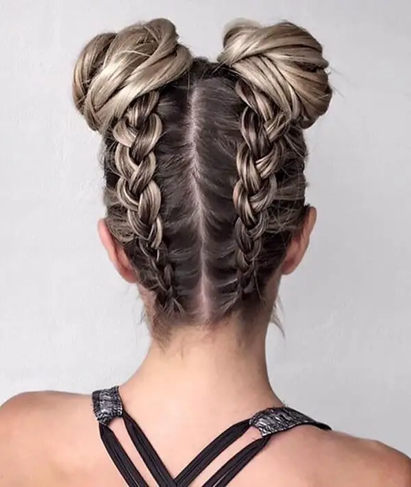 Braided Buns Braids LOSTnLOVOco