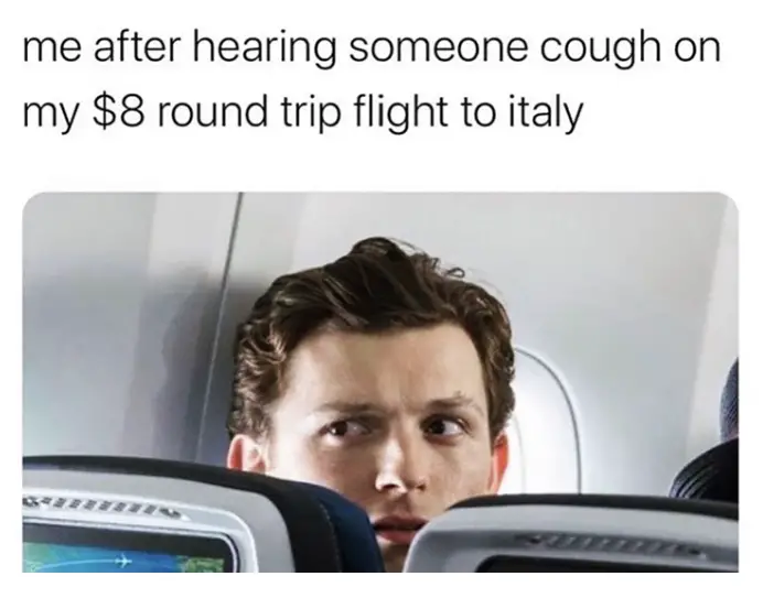 coronavirus memes. Cheap flights.  LOSTnLOVEco