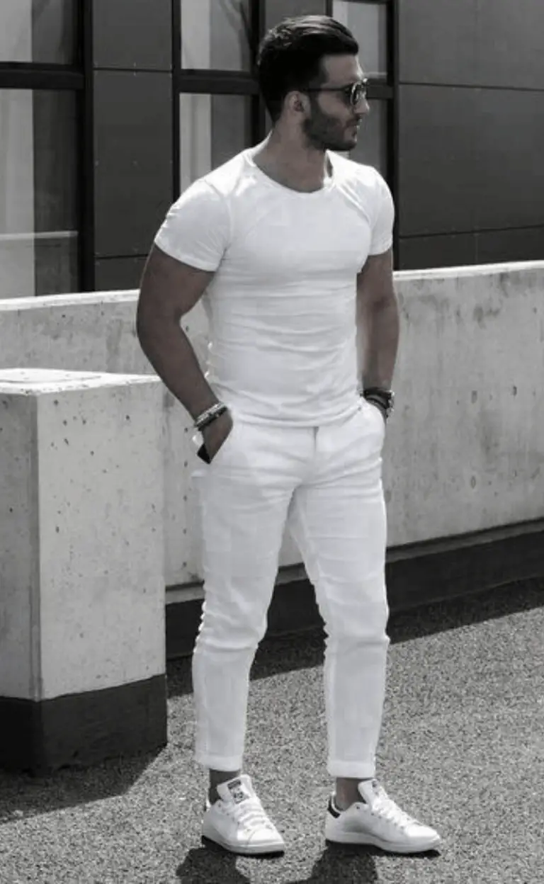 white out outfits men