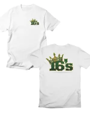 16's T-Shirt ( Green Logo)
