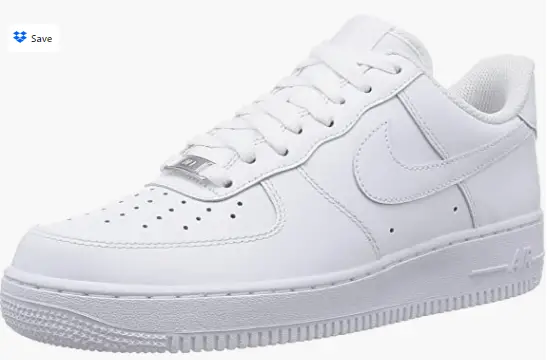 All White Air Force one Nike Shoe
