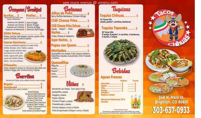 Tacos Chihuas menu #2