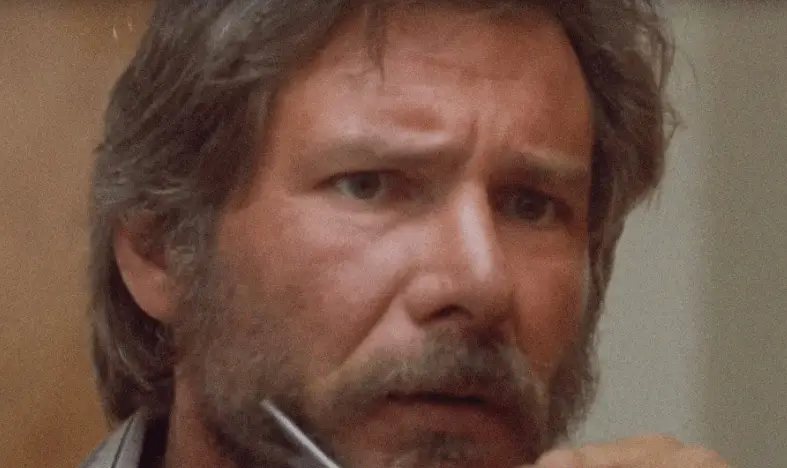 Harrison ford trimming his beard with scissors  how to trim a beard