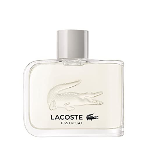 Lacoste cologne bottle to show the size and brand logo. best men's cologne