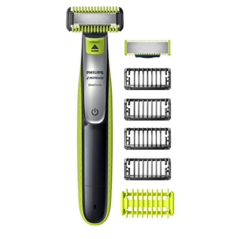 phillips norelco oneblade picture display. to shoe the item for best electric trimmers and shavers