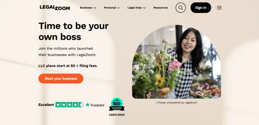 how to create a small business llc - choosing legalzoom